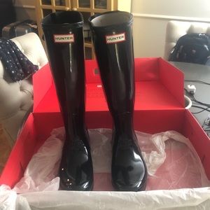 Hunter Original Adjustable Gloss Rain Boots